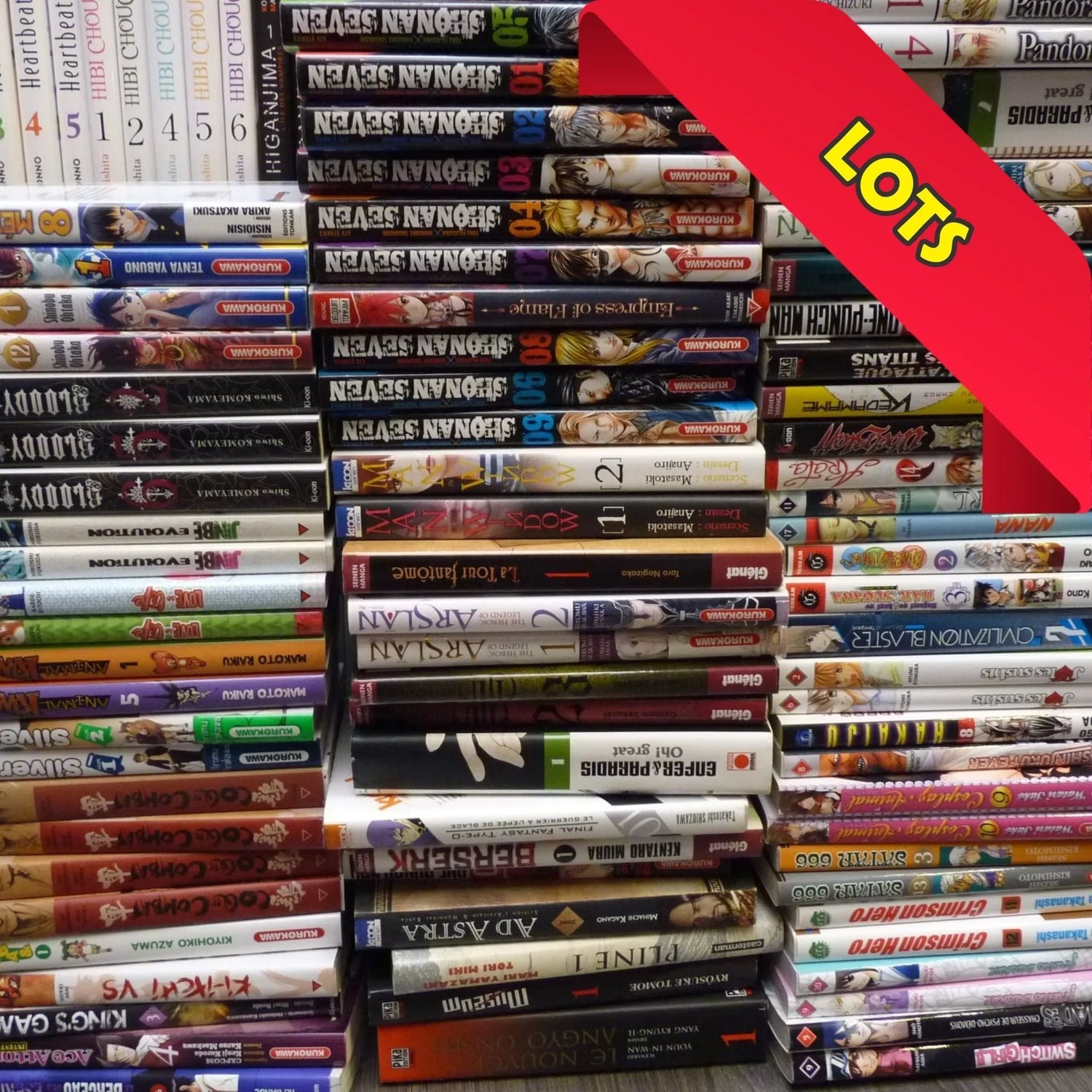 Lots de mangas d’occasion pour démarrer votre collection - Manga Cash