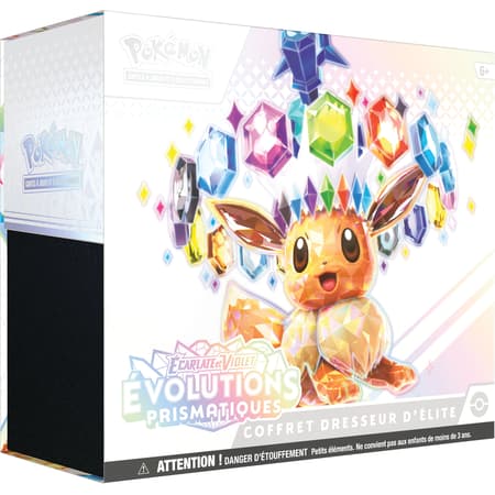 Coffret Dresseur d'Élite Pokémon EV8.5 : Évolutions Prismatiques (ETB) - FR