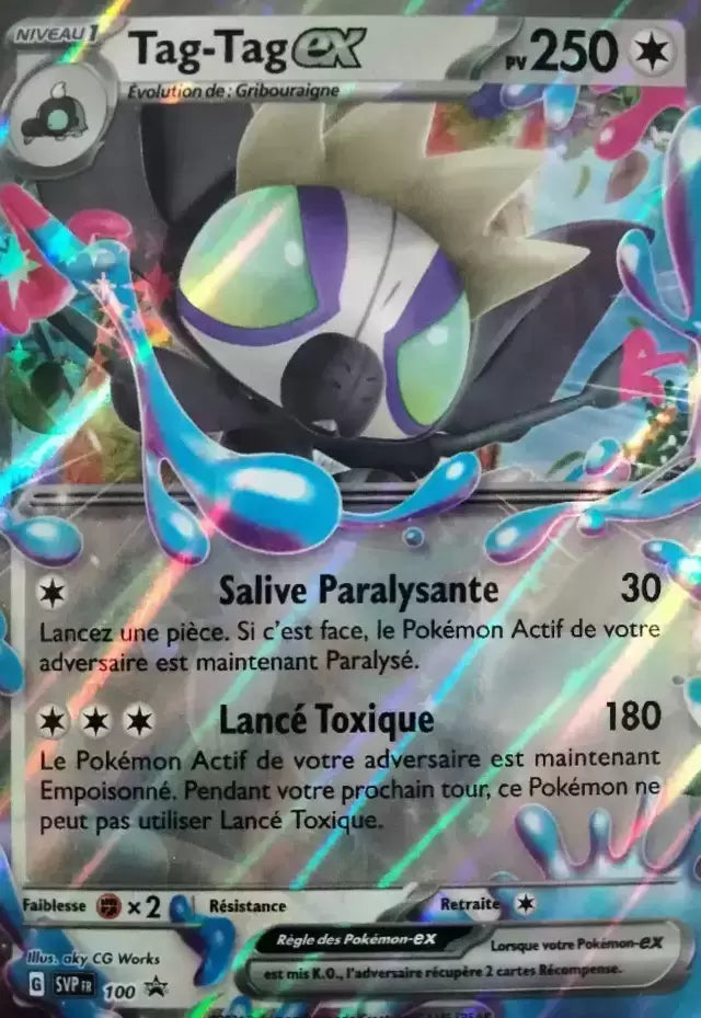 100 PROMO : Tag-Tag EX - Cartes Promo Ecarlate et Violet - SVPFR
