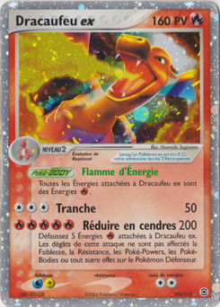 Dracaufeu EX 105/112, carte Rouge Feu & Vert Feuille (FL), en vente à Manga Cash à Ans, province de Liège.