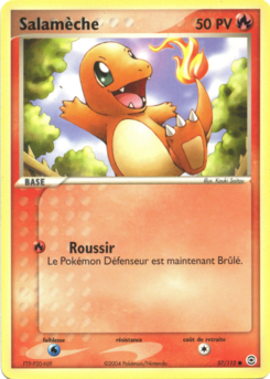 Salamèche 57/112, carte Rouge Feu & Vert Feuille (FL), en vente à Manga Cash à Ans, province de Liège.