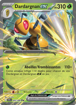 Dardargnan EX 003/086, carte Chaos Ascendant (CRI), en vente à Manga Cash à Ans, province de Liège.