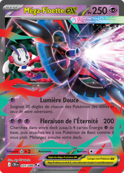 Méga-Floette EX 035/086, carte Chaos Ascendant (CRI), en vente à Manga Cash à Ans, province de Liège.