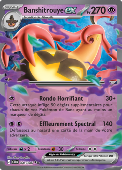 Banshitrouye EX 041/086, carte Chaos Ascendant (CRI), en vente à Manga Cash à Ans, province de Liège.