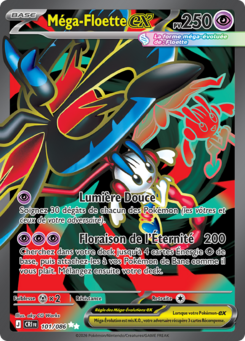 Méga-Floette EX 101/086, carte Chaos Ascendant (CRI), en vente à Manga Cash à Ans, province de Liège.