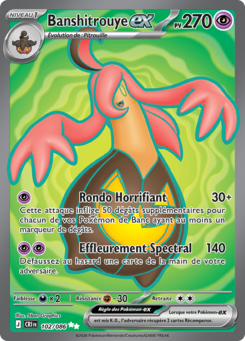 Banshitrouye EX 102/086, carte Chaos Ascendant (CRI), en vente à Manga Cash à Ans, province de Liège.