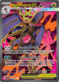 Méga-Kravarech EX 104/086, carte Chaos Ascendant (CRI), en vente à Manga Cash à Ans, province de Liège.