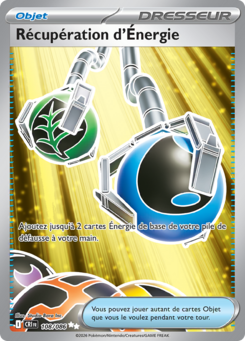 Récupération d'Énergie 108/086, carte Chaos Ascendant (CRI), en vente à Manga Cash à Ans, province de Liège.