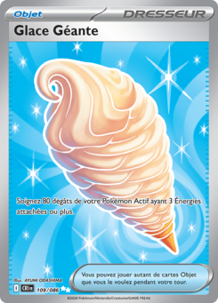 Glace Géante 109/086, carte Chaos Ascendant (CRI), en vente à Manga Cash à Ans, province de Liège.