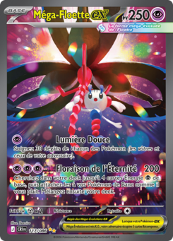 Méga-Floette EX 117/086, carte Chaos Ascendant (CRI), en vente à Manga Cash à Ans, province de Liège.