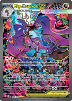 Méga-Kravarech EX 118/086, carte Chaos Ascendant (CRI), en vente à Manga Cash à Ans, province de Liège.