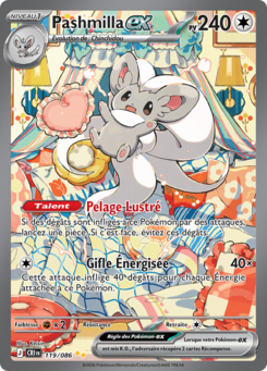 Pashmilla EX 119/086, carte Chaos Ascendant (CRI), en vente à Manga Cash à Ans, province de Liège.