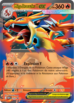 Méga-Dracaufeu Y EX MEP030 carte Pokémon Manga Cash Ans Liège