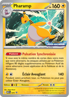 Pharamp MEP075, carte Cartes Promo Méga-Évolution (MEP), en vente à Manga Cash à Ans, province de Liège.
