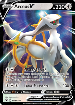 Carte Pokémon Arceus V SWSH306 - Promo Épée et Bouclier (SWSH) chez Manga Cash Ans (Liège)