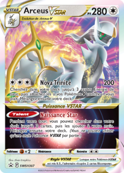 Carte Pokémon Arceus VSTAR SWSH307 - Promo Épée et Bouclier (SWSH) chez Manga Cash Ans (Liège)