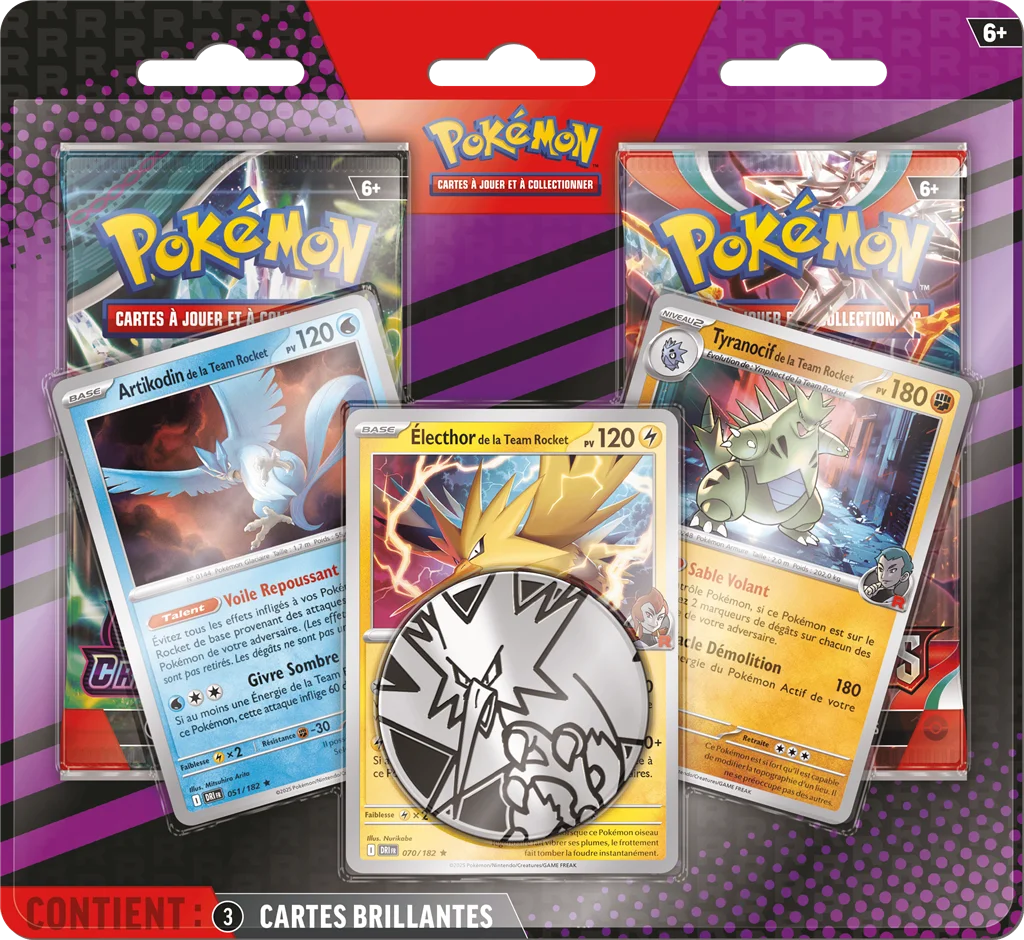 Duo Pack Pokémon Électhor - FR