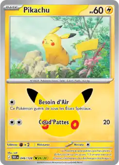 Pikachu 24/30 046/128, carte 30ᵉ Anniversaire (30C), en vente à Manga Cash à Ans, province de Liège.
