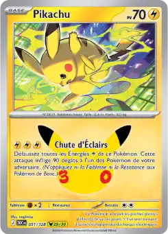 Pikachu 29/30 051/128, carte 30ᵉ Anniversaire (30C), en vente à Manga Cash à Ans, province de Liège.