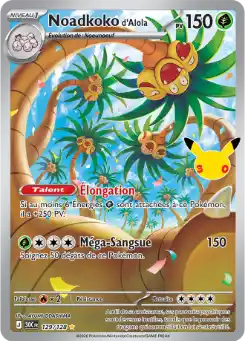 Noadkoko d'Alola 129/128, carte 30ᵉ Anniversaire (30C), en vente à Manga Cash à Ans, province de Liège.