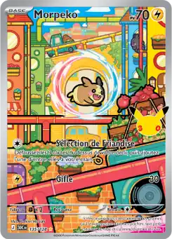Morpeko 135/128, carte 30ᵉ Anniversaire (30C), en vente à Manga Cash à Ans, province de Liège.