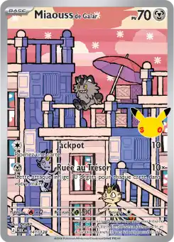 Miaouss de Galar 141/128, carte 30ᵉ Anniversaire (30C), en vente à Manga Cash à Ans, province de Liège.