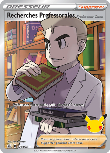 Carte Pokémon Recherches Professorales 024/025 - Célébrations - CEL - Manga Cash Ans-Liège