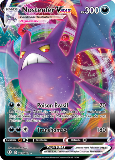 Carte Pokémon Nostenfer VMAX 045/072 - Destinées Radieuses - Manga Cash Liège