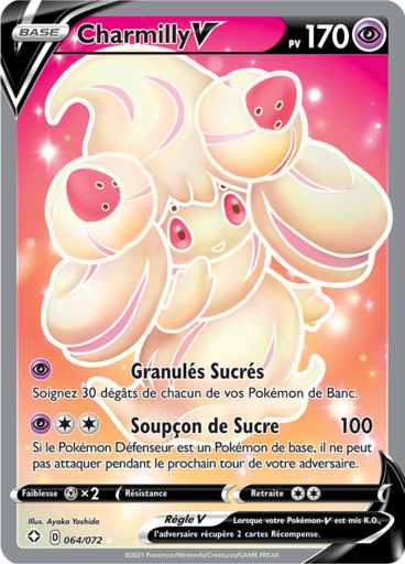 Carte Pokémon Charmilly V 064/072 - Destinées Radieuses - Manga Cash Ans-Liège