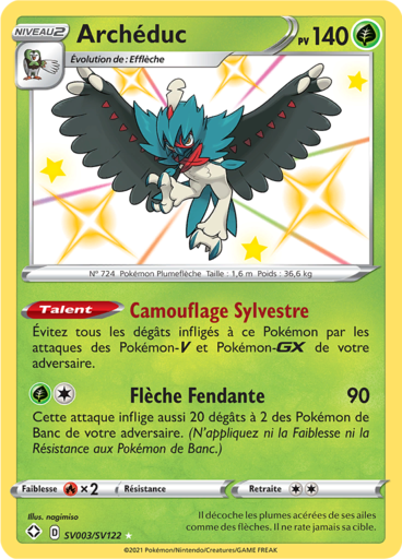 Carte Pokémon Archéduc SV003/SV122 - Destinées Radieuses - Manga Cash Ans-Liège