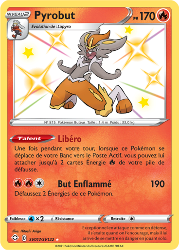 Carte Pokémon Pyrobut SV017/SV122 - Destinées Radieuses - Manga Cash Ans