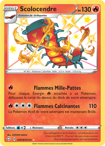 Carte Pokémon Scolocendre SV019/SV122 - Destinées Radieuses - Manga Cash Ans