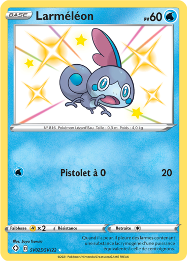 Carte Pokémon Larméléon SV025/SV122 - Destinées Radieuses - Manga Cash Ans