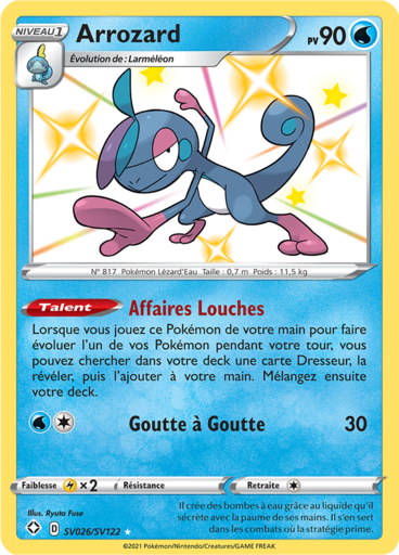 Carte Pokémon Arrozard SV026/SV122 - Destinées Radieuses - Manga Cash Ans