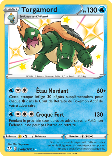 Carte Pokémon Torgamord SV029/SV122 - Destinées Radieuses - Manga Cash Ans