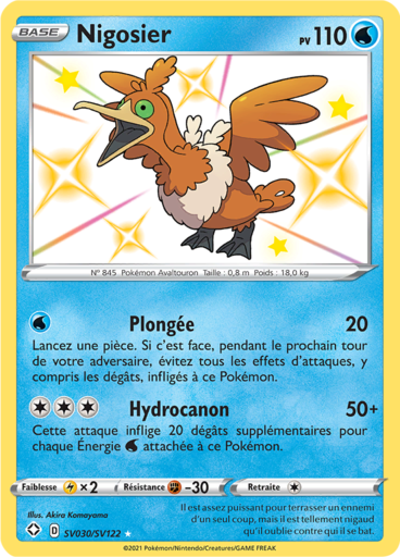 Carte Pokémon Nigosier SV030/SV122 - Destinées Radieuses - Manga Cash Ans