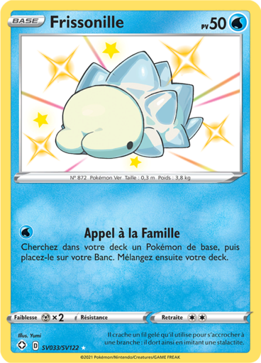 Carte Pokémon Frissonille SV033/SV122 - Destinées Radieuses - Manga Cash Ans