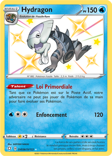 Carte Pokémon Hydragon SV036/SV122 - Destinées Radieuses - Manga Cash Ans