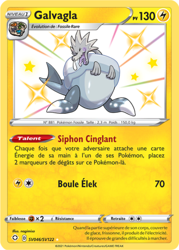Carte Pokémon Galvagla SV046/SV122 - Destinées Radieuses - Manga Cash Ans