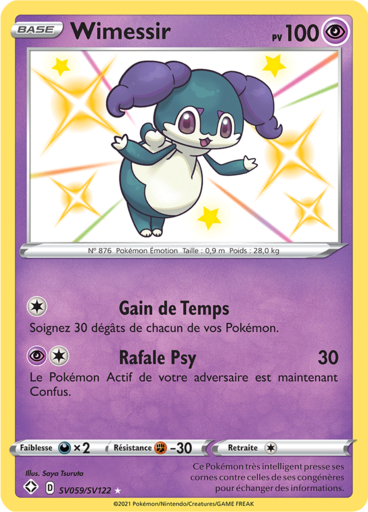 Carte Pokémon Wimessir SV059/SV122 - Destinées Radieuses - Manga Cash Ans