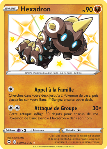 Carte Pokémon Hexadron SV074/SV122 - Destinées Radieuses - Manga Cash Ans