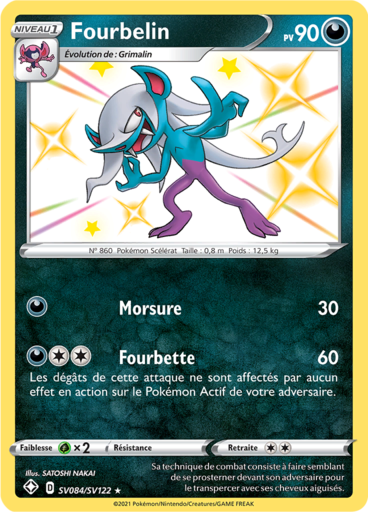 Carte Pokémon Fourbelin SV084/SV122 - Destinées Radieuses - Manga Cash Ans