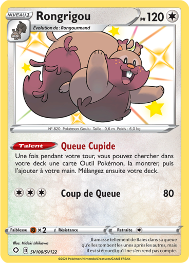Carte Pokémon Rongrigou SV100/SV122 - Destinées Radieuses - Manga Cash Ans