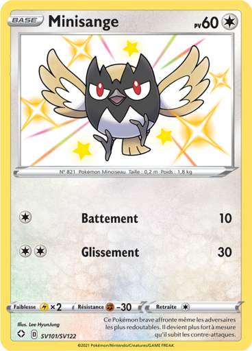 Carte Pokémon Minisange SV101/SV122 - Destinées Radieuses - Manga Cash Ans
