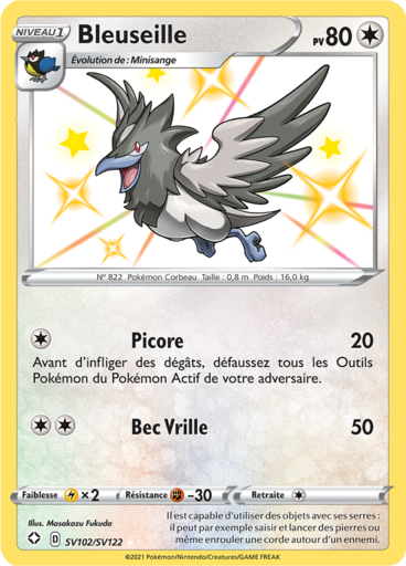 Carte Pokémon Bleuseille SV102/SV122 - Destinées Radieuses - Manga Cash Ans