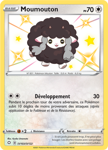 Carte Pokémon Moumouton SV103/SV122 - Destinées Radieuses - Manga Cash Ans