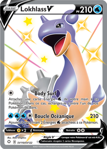 Carte Pokémon Lokhlass V SV110/SV122 - Destinées Radieuses - Manga Cash Ans