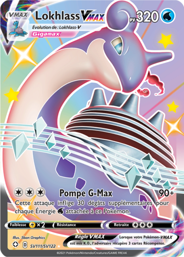 Carte Pokémon Lokhlass VMAX SV111/SV122 - Destinées Radieuses - Manga Cash Ans