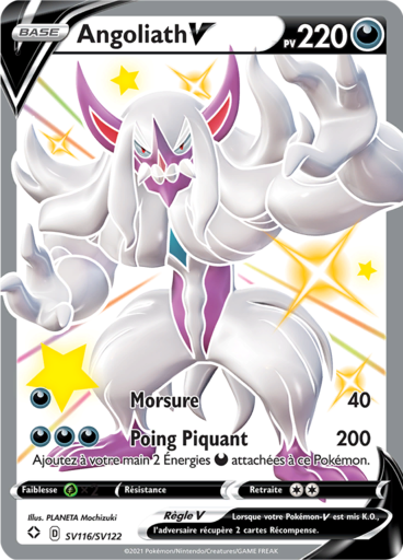 Carte Pokémon Angoliath V SV116/SV122 - Destinées Radieuses - Manga Cash Ans