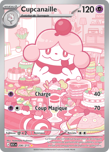 Carte Pokémon Cupcanaille 236/217 - Héros Transcendants - Manga Cash Ans (Liège)